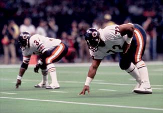 Payton and Perry in Super Bowl XX