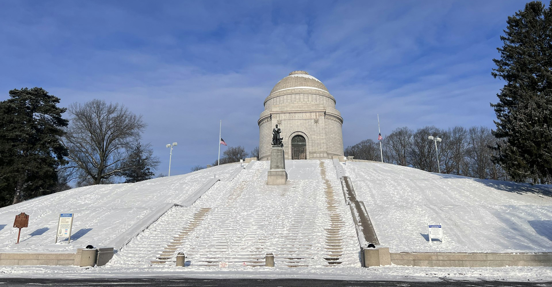 The McKinley Monument in Canton, Ohio.
