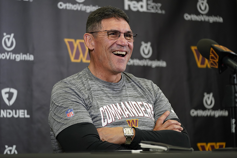Washington Commanders head coach Ron Rivera, lauded for his professional dealings with the media who cover the league, has been selected as the 2023 Horrigan Award winner by the Professional Football Writers of America (PFWA).