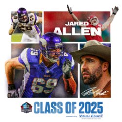 Congratulations to Jared Allen on is election to the Pro Football Hall of Fame Class of 2025 presented by Visual Edge IT.