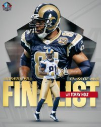 Torry Holt is a Finalist in the Modern-Era Player category for the Pro Football Hall of Fame’s Class of 2026.
