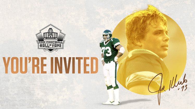 You're invited to Joe Klecko's Pro Football Hall of Fame Enshrinement.