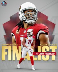 Larry Fitzgerald is a Finalist in the Modern-Era Player category for the Pro Football Hall of Fame’s Class of 2026.