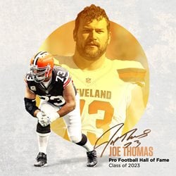 Joe Thomas is a member of the Pro Football Hall of Fame Class of 2023.