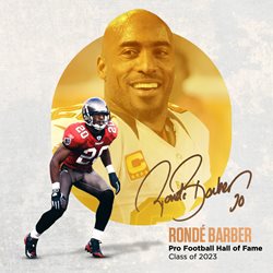 Pro Football Hall of Fame on X: Shoe game from @rondebarber