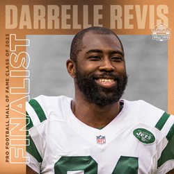Pro Football Hall of Fame Class of 2023 Finalist Darrelle Revis.