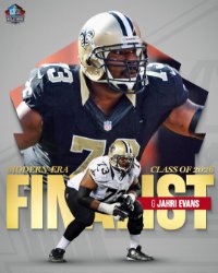 Jahri Evans is a Finalist in the Modern-Era Player category for the Pro Football Hall of Fame’s Class of 2026.