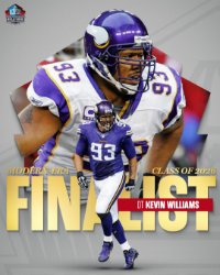 Kevin Williams is a Finalist in the Modern-Era Player category for the Pro Football Hall of Fame’s Class of 2026.