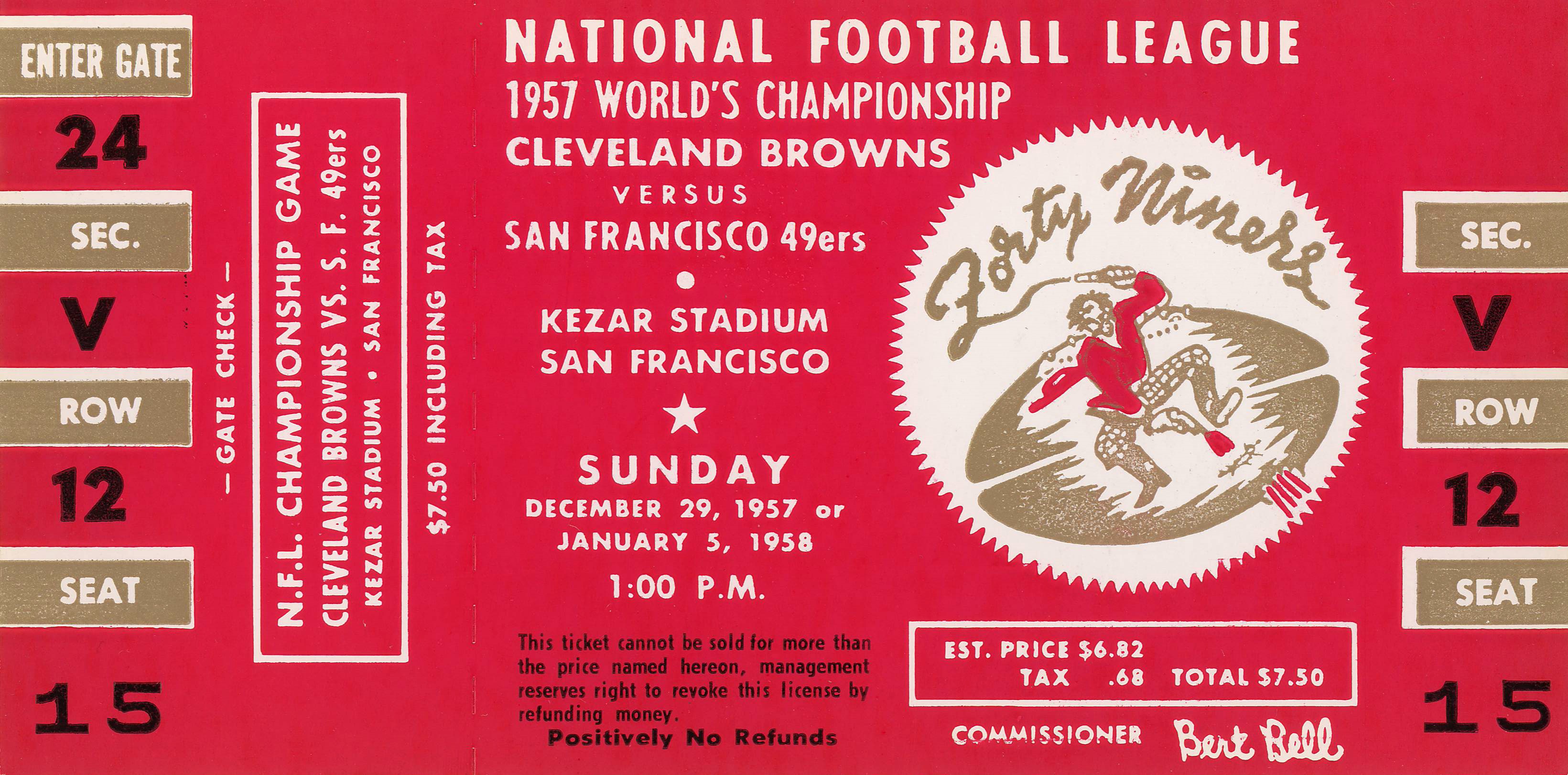 1957_Championship-Game-Ticket-Front