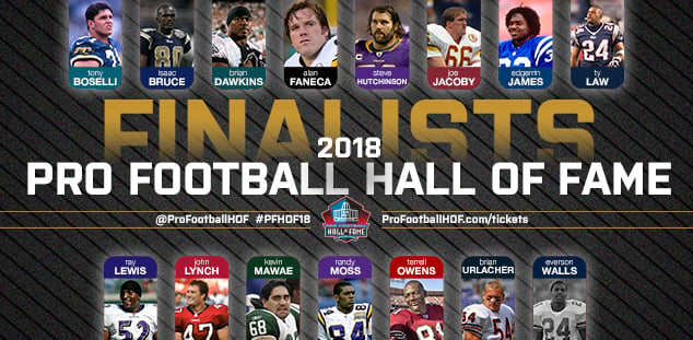 pro football hall of fame class of 2018