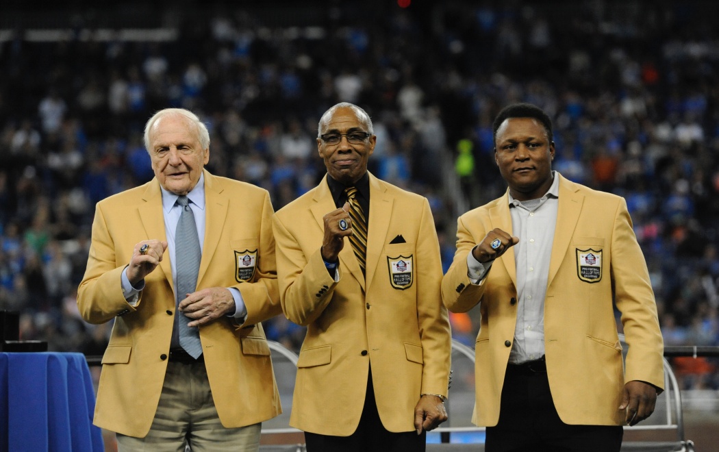 detroit lions hall of famers