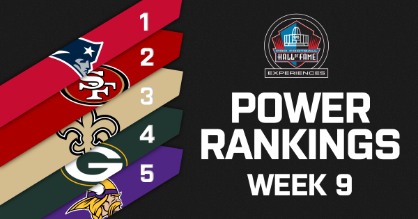 Week sales 9 rankings