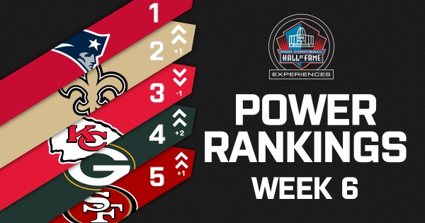 week 6 rankings