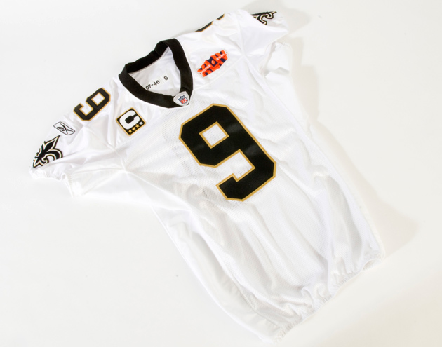 Drew Brees' Super Bowl MVP Jersey