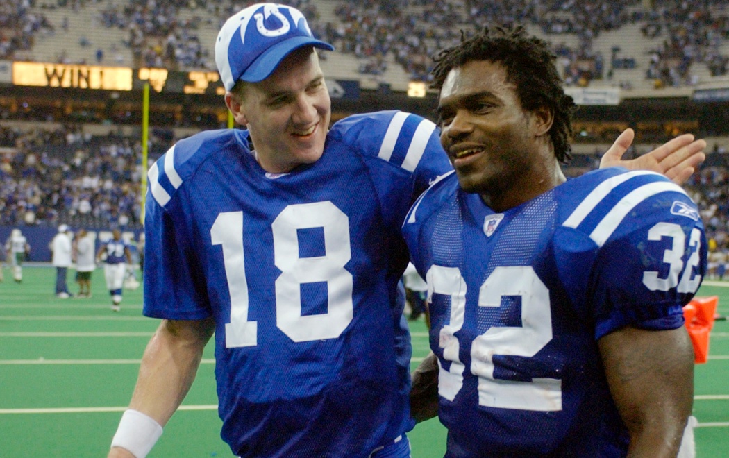 Peyton Manning Endorses Edgerrin James for HOF Pro Football Hall