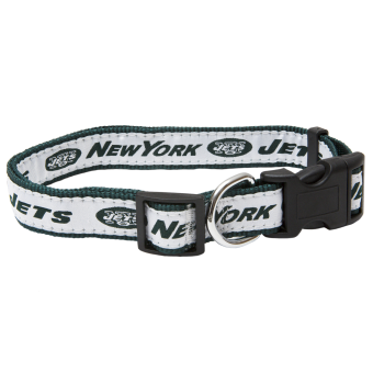 Jets Pets First Nylon Dog Collar Pro Football Hall of Fame
