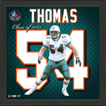 Dolphins Zach Thomas Class of 2023 Hall of Fame Impact Jersey