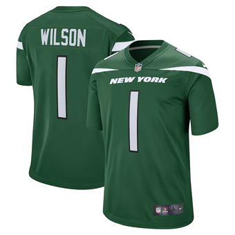 Jets Zach Wilson Adult Nike Game Jersey Pro Football Hall of Fame