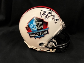 Peyton manning signed mini sales helmet