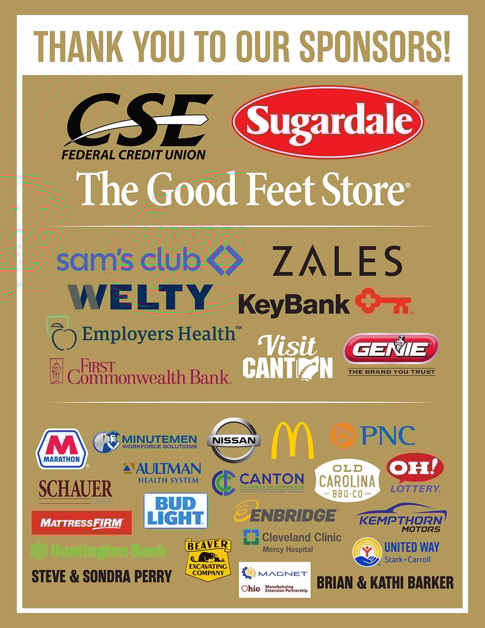 Thank you to the 2025 Black College Football Hall of Fame Clash at the Classic sponsors.