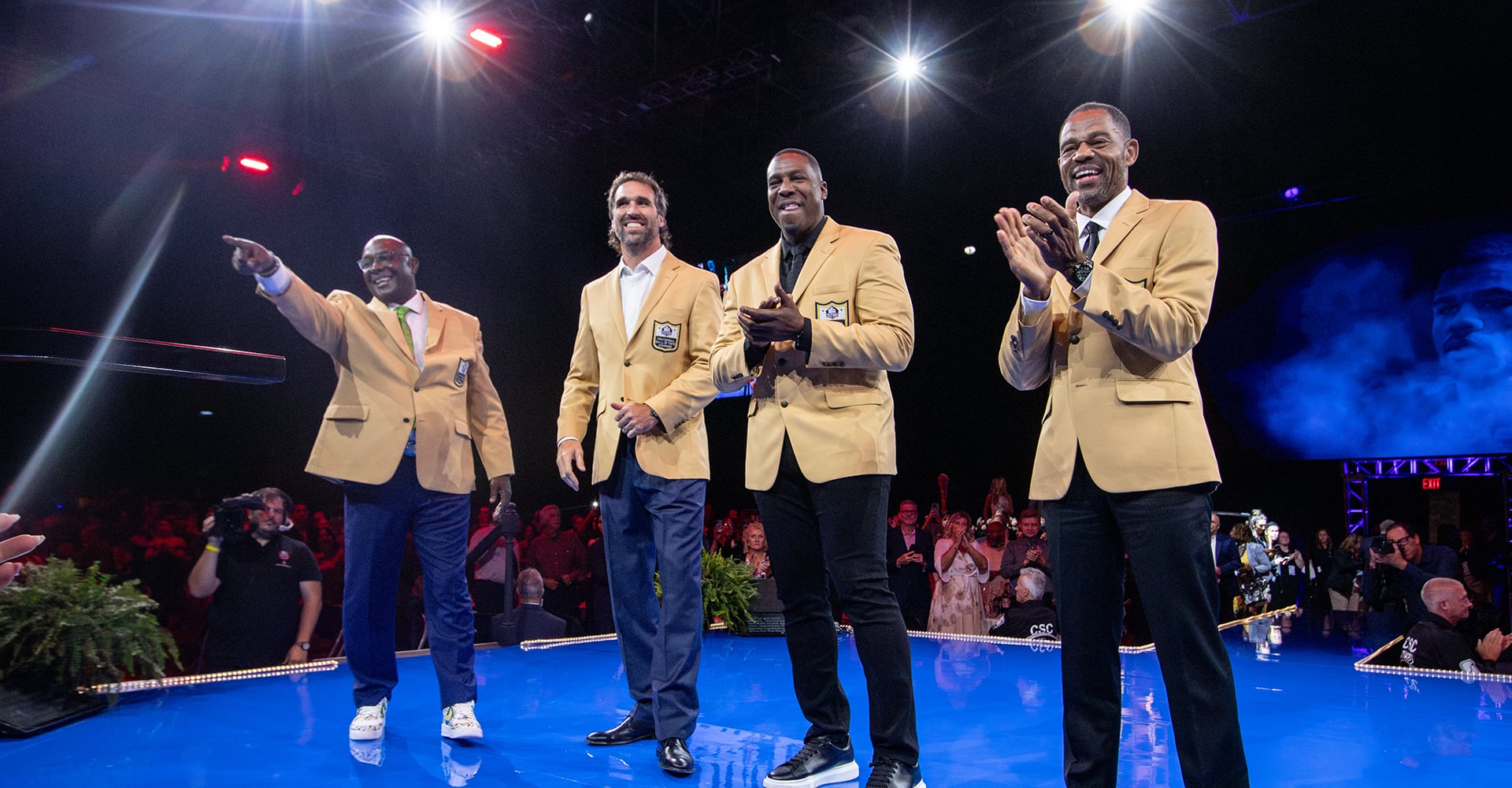 Semifinalists_1920x1000_Web-(1).jpg The Pro Football Hall of Fame enshrined it's Class of 2025 on Aug. 2. The class included defensive back ERIC ALLEN, defensive end JARED ALLEN, tight end ANTONIO GATES and wide receiver STERLING SHARPE.