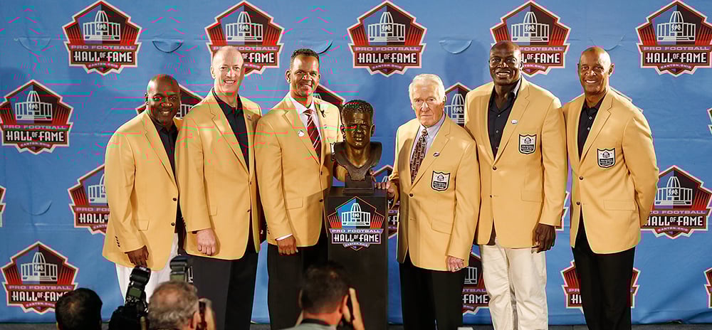 Buffalo Bills Pro Football Hall of Famers in 2014.