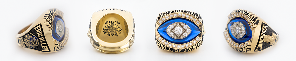 Pro Football Hall of Fame Class of 2025 member Eric Allen will be recognized at a special halftime ceremony Sunday, Oct. 12.