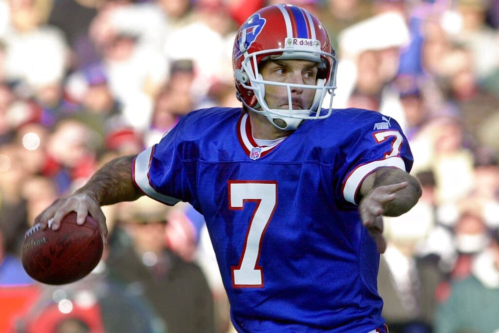Doug Flutie playing for the Buffalo Bills.