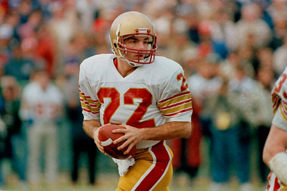 Doug Flutie playing at Boston College.