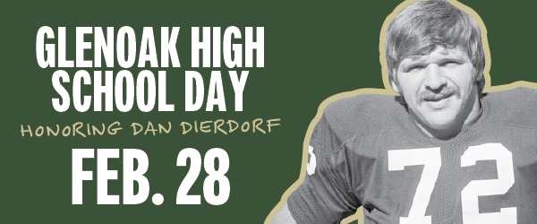 GlenOak High School Day honoring Dan Dierdorf is Feb. 28, 2026.