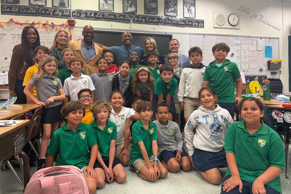 Pinecrest (Florida) Elementary School third grade teacher Mary Crippen has been recognized for her efforts and creativity in the classroom as the initial Pro Football Hall of Fame Awards of Character recipient.