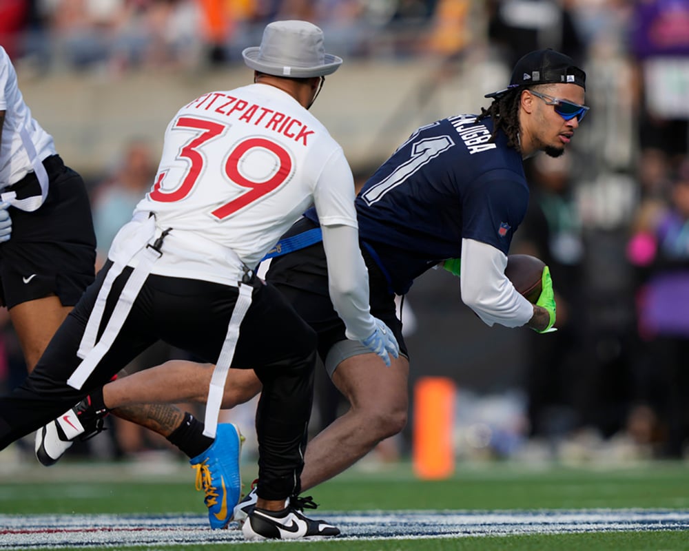 NFL players participating in the Pro Bowl Games.