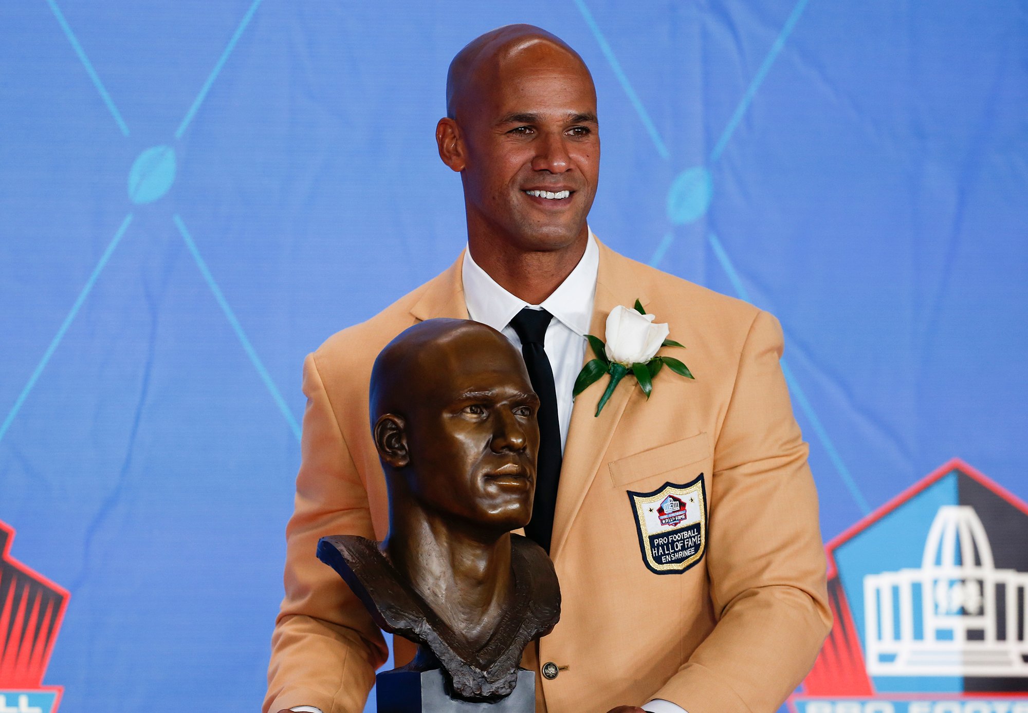 Jason Taylor spent much of his Pro Football Hall of Fame career playing for the Miami Dolphins and he remains close with the organization.